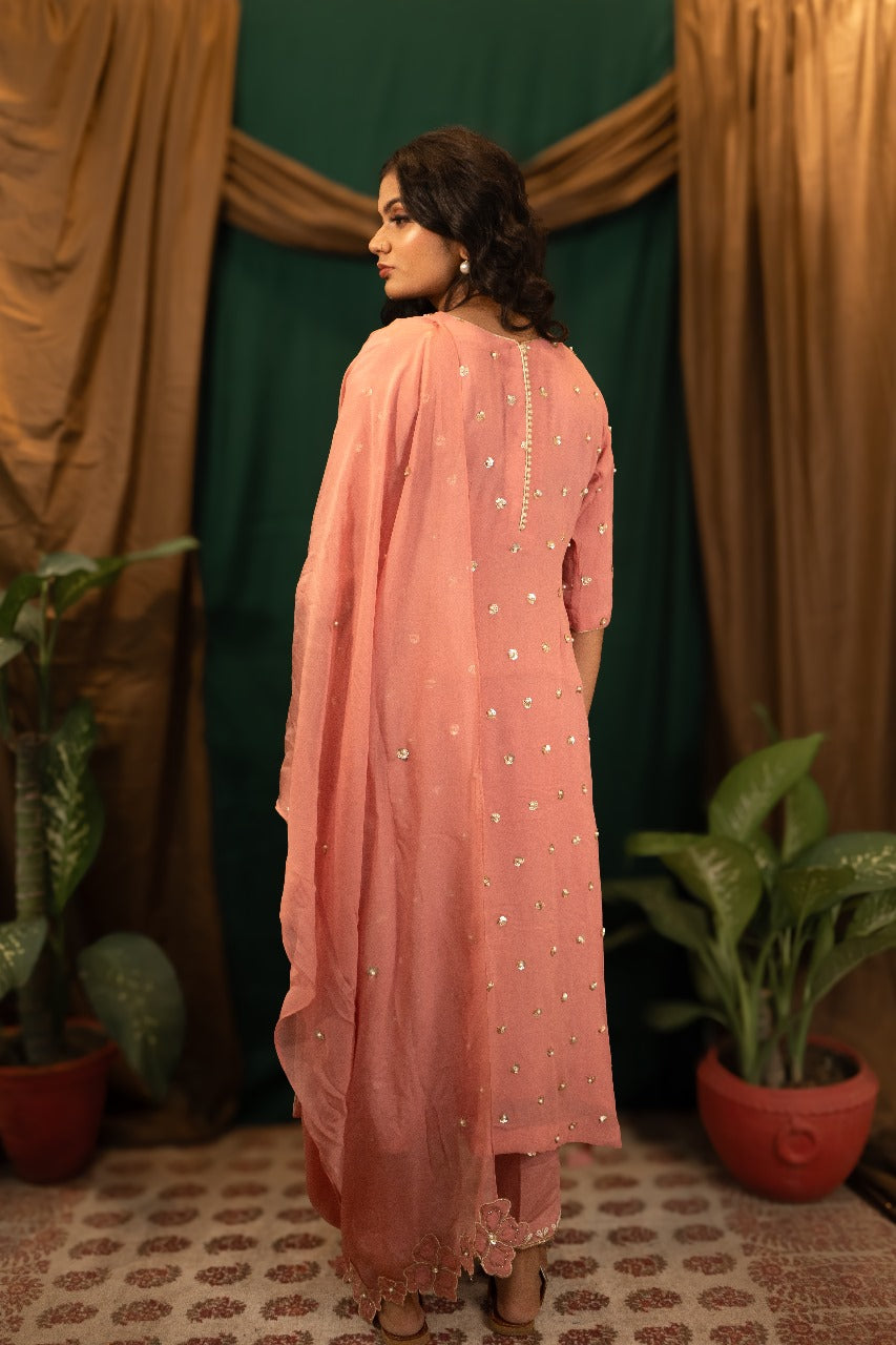 Embroidery Kurta Set with Dupatta