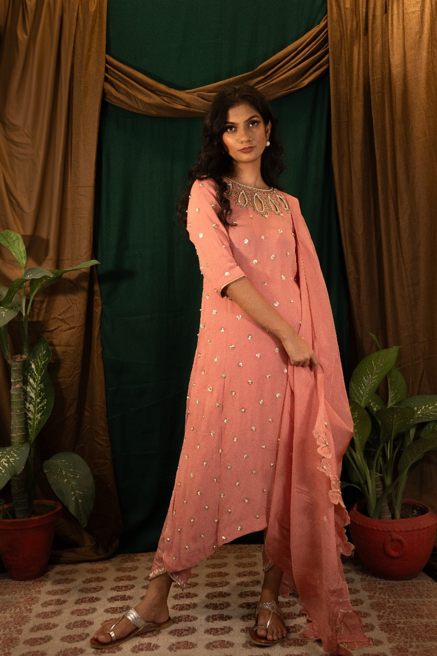 Embroidery Kurta Set with Dupatta