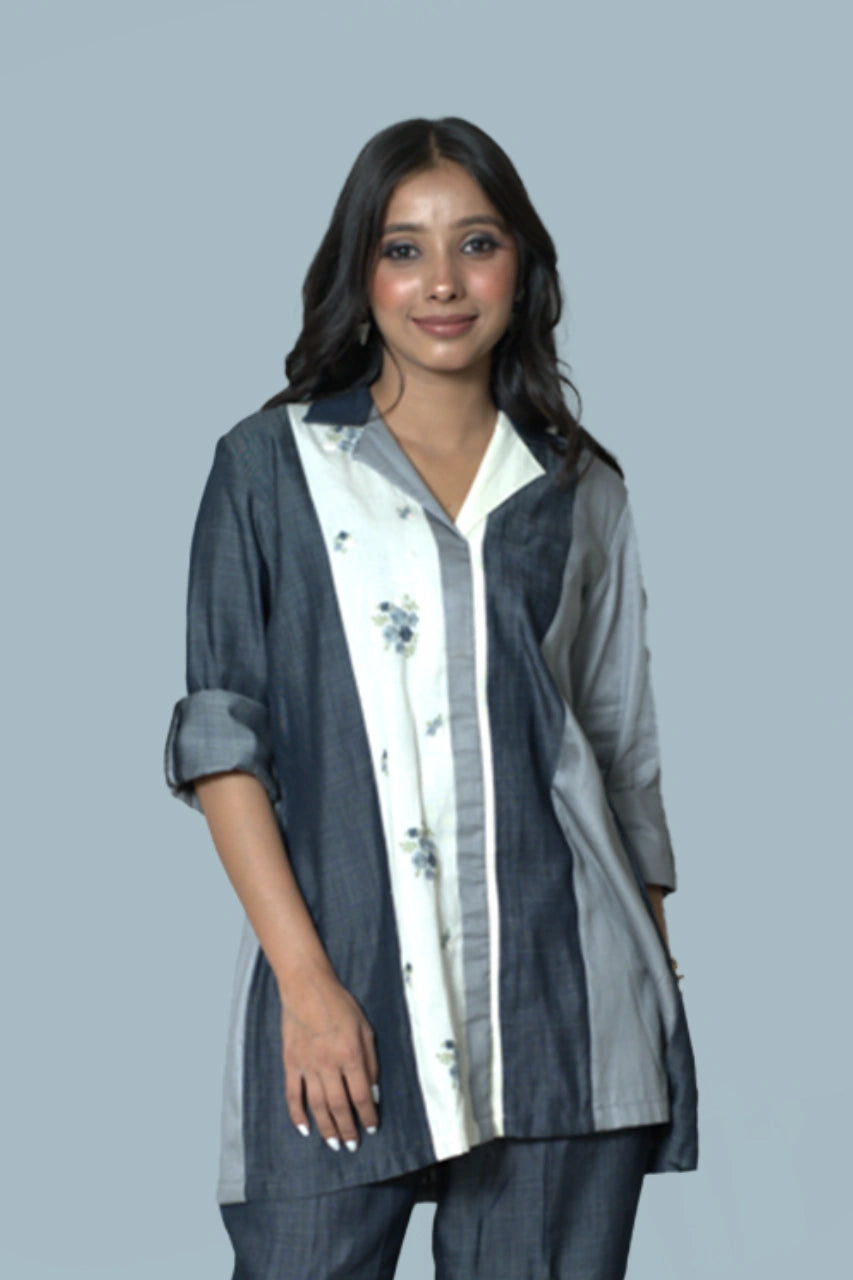 Color Blocking Shirt