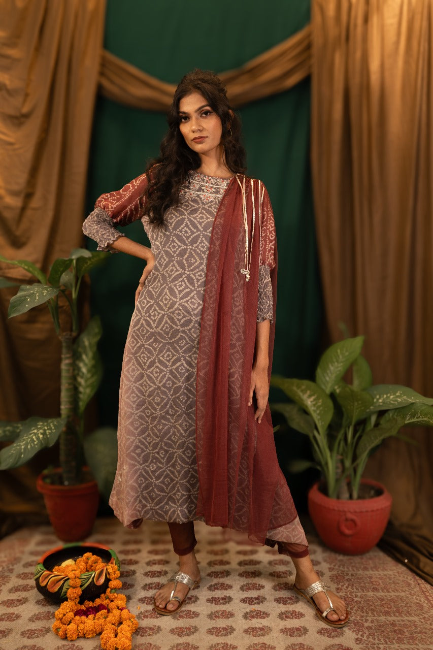 Bandhani Printed Suit