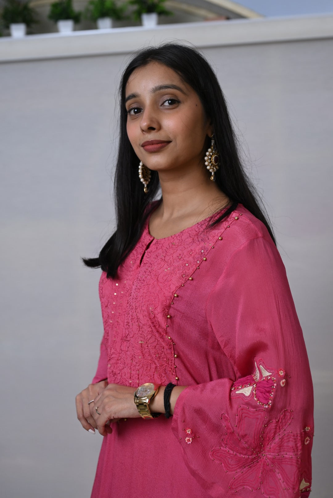 Rose Blush Embroidery Co-ord Set