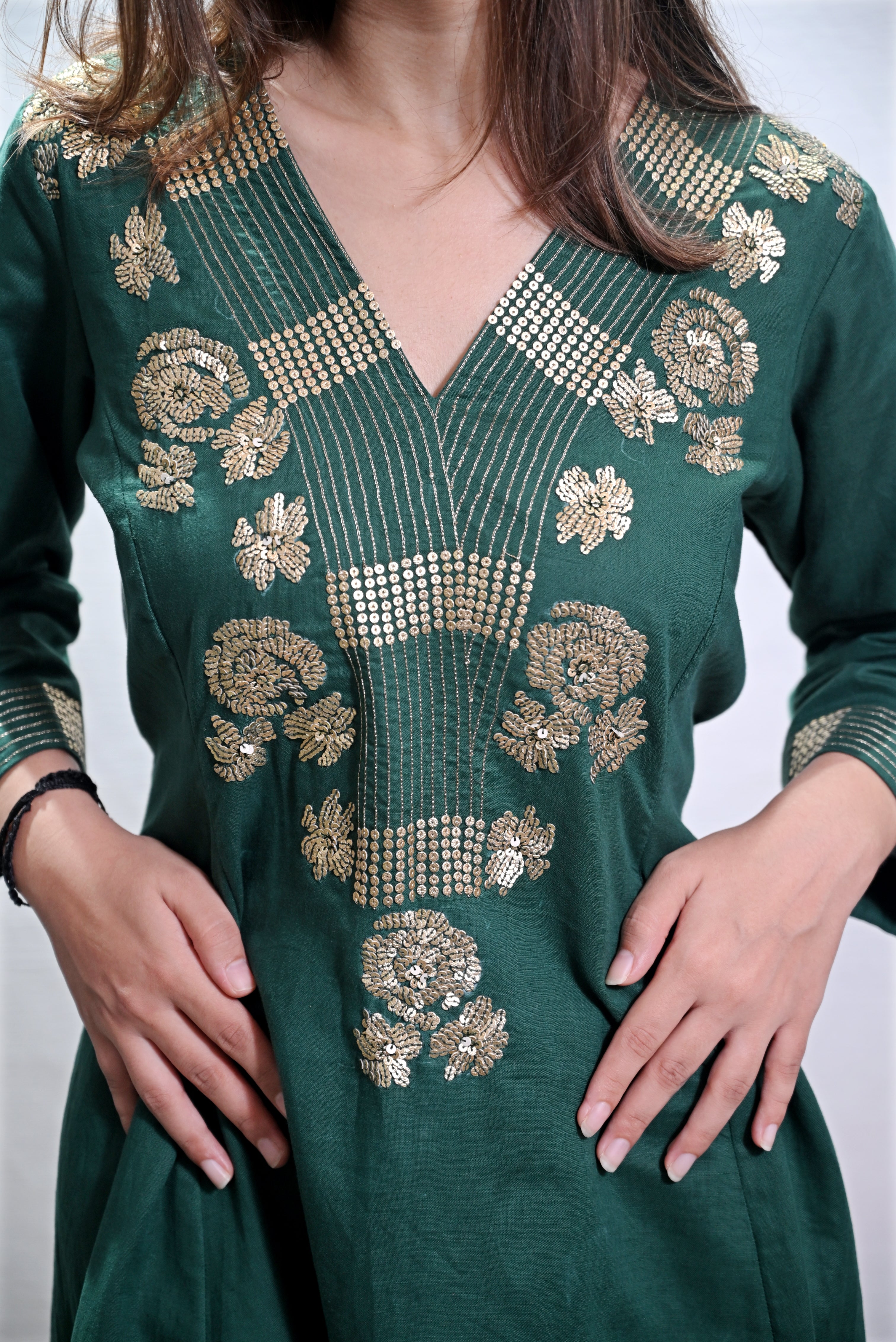 Deep Emerald Green Co Ord Set