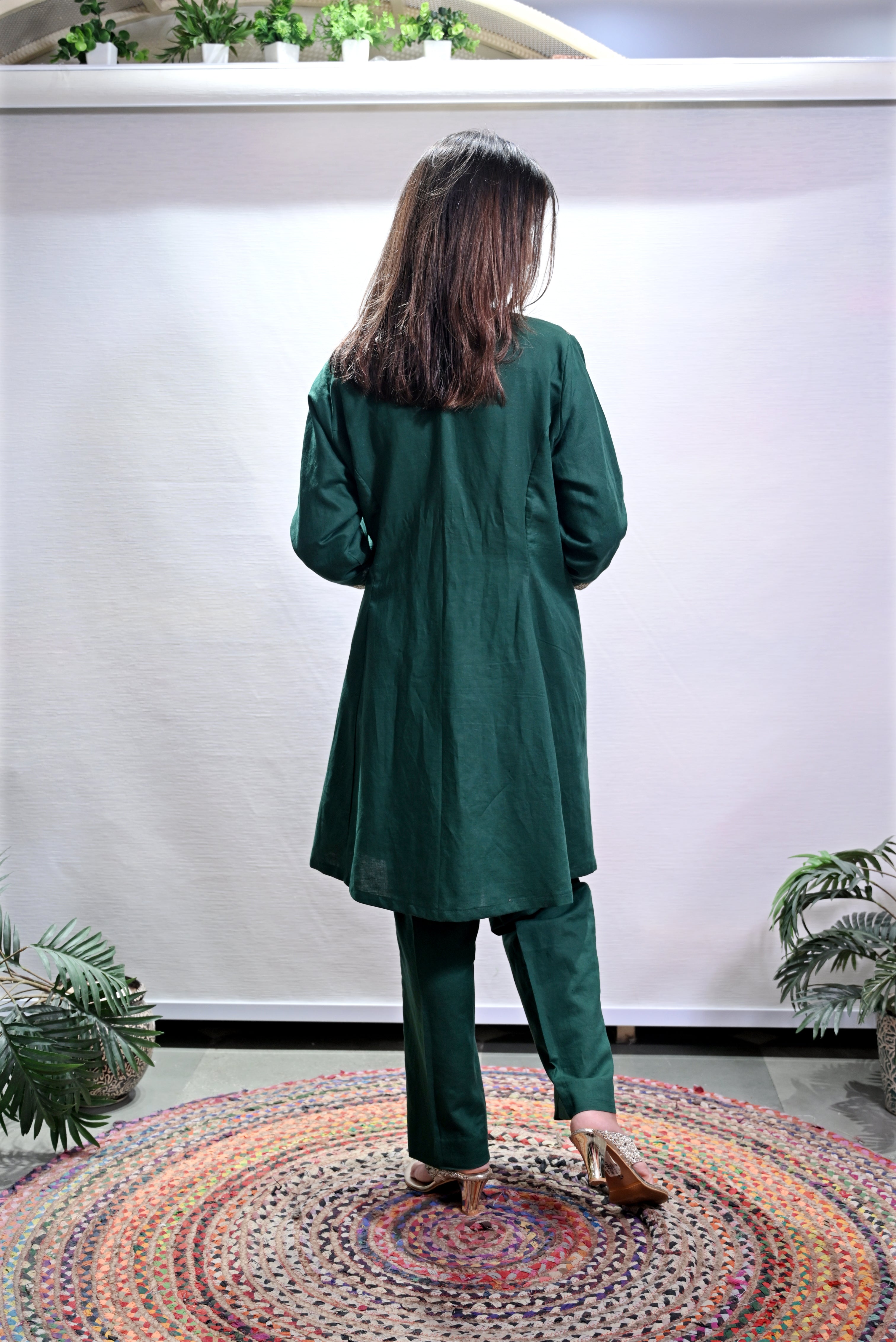 Deep Emerald Green Co Ord Set