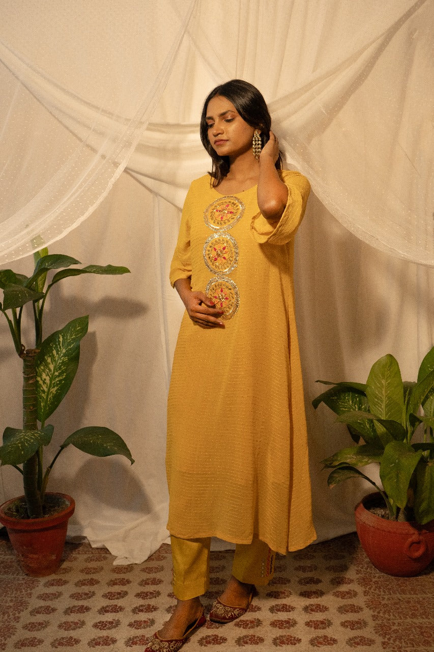 Embroidery Kurta with Pants