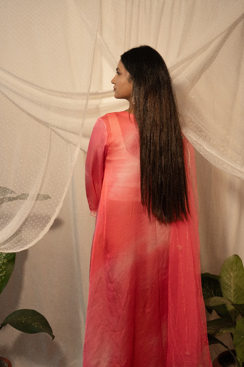 Kurta Set with Panel Dupatta