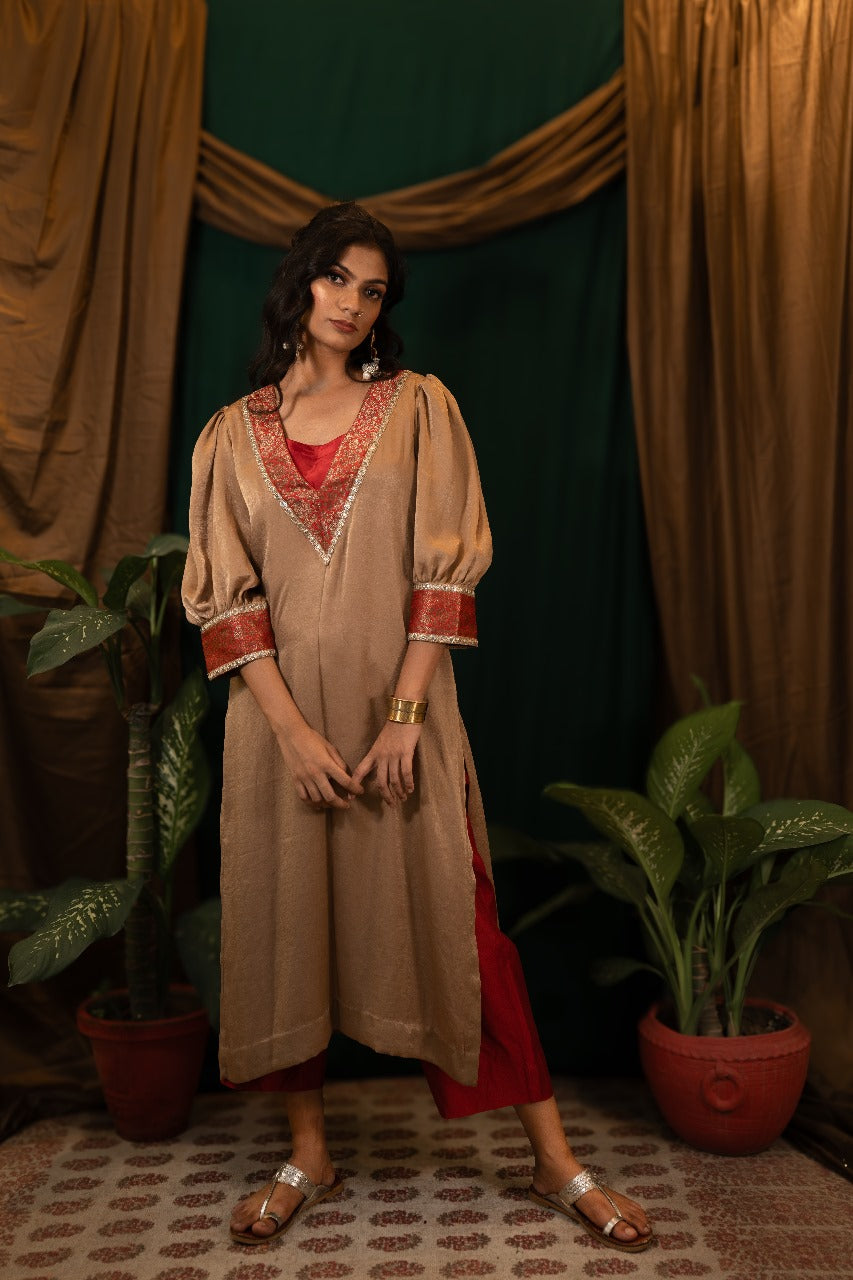 Kurta Set with Bustier