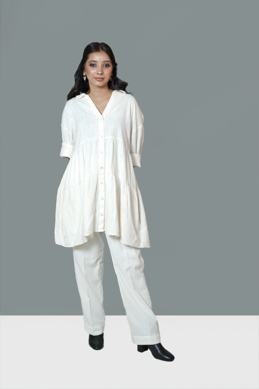 Crushed White Anti-Fit Co-Ord Set