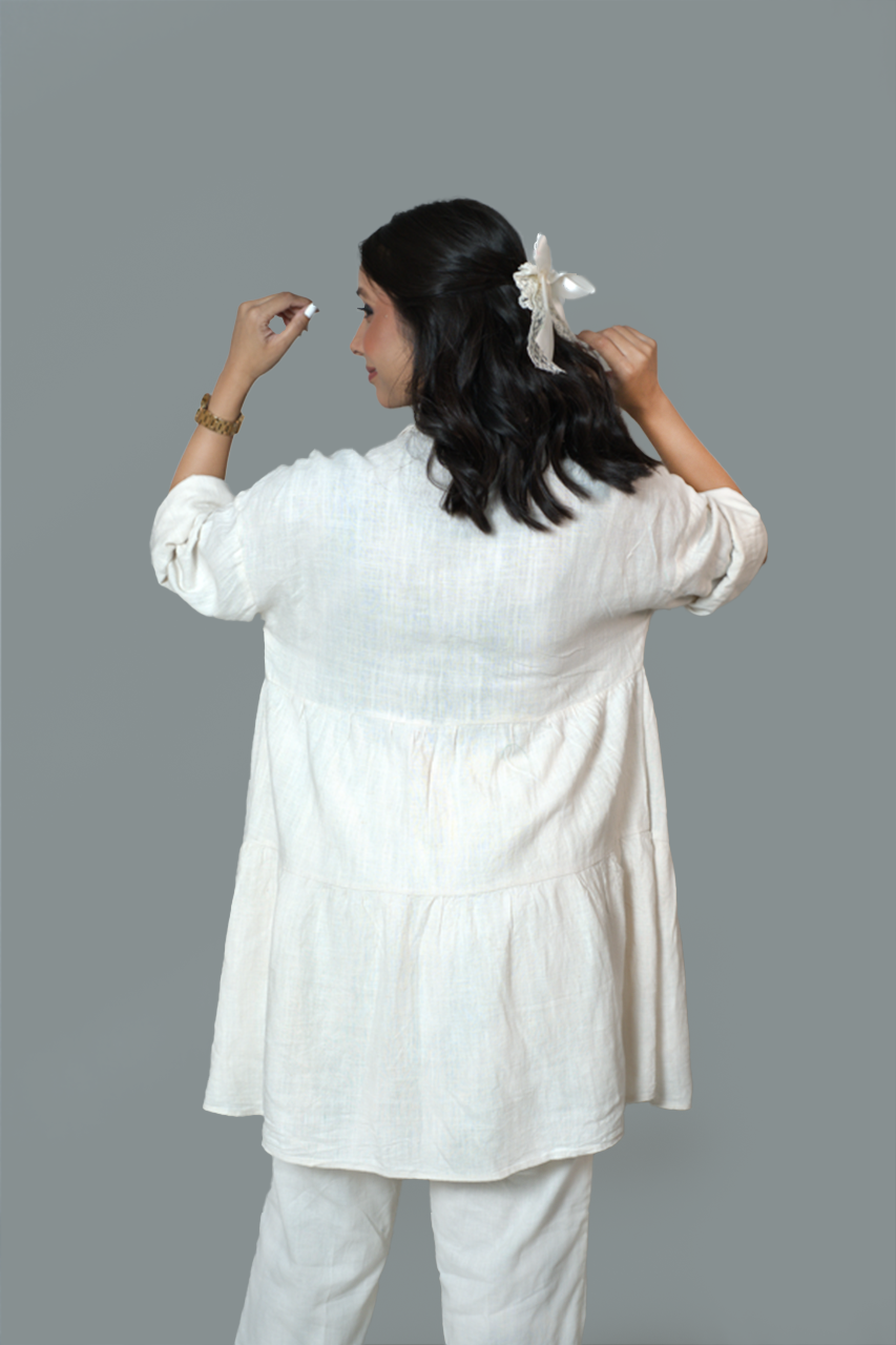 Crushed White Anti-Fit Co-Ord Set