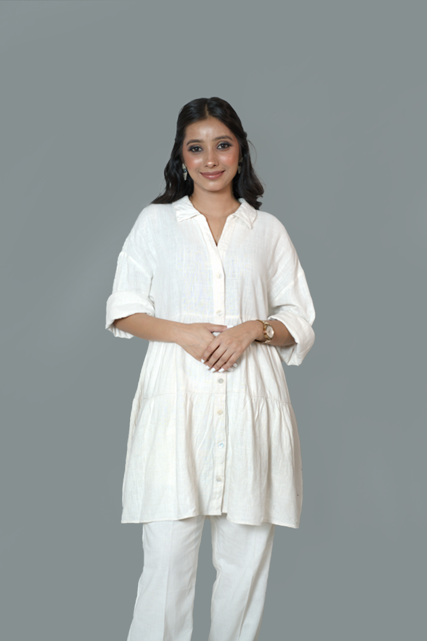 Crushed White Anti-Fit Co-Ord Set