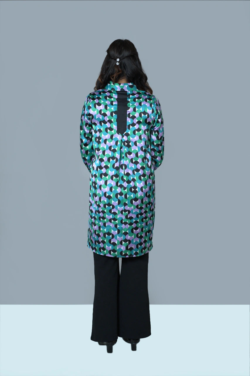 Geometrical Print Shirt